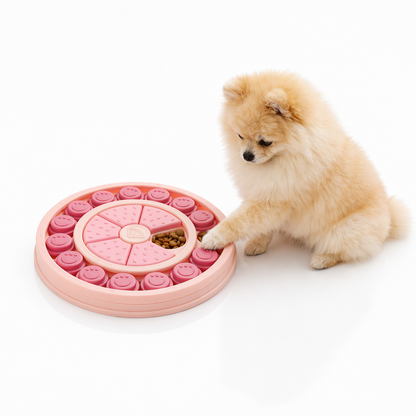 【2個】犬用 早食い防止スローフィーダー（ドライ用）【同色セット】